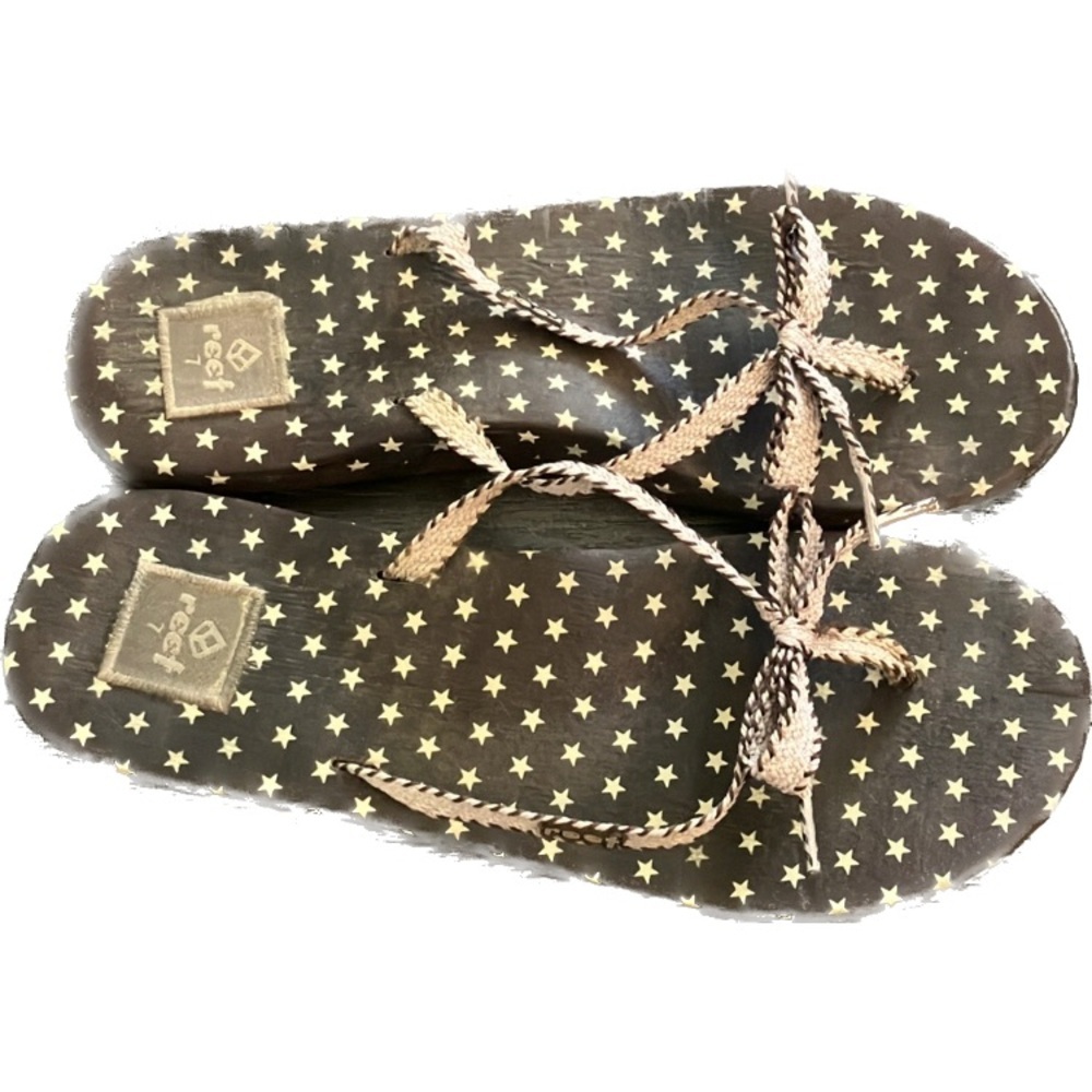 Reef bow brown sandals​